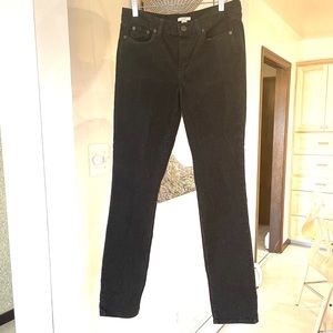 JCrew high rise skinny cord sz 29 black